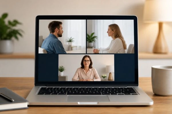 Image of online shuttle mediation Redruth