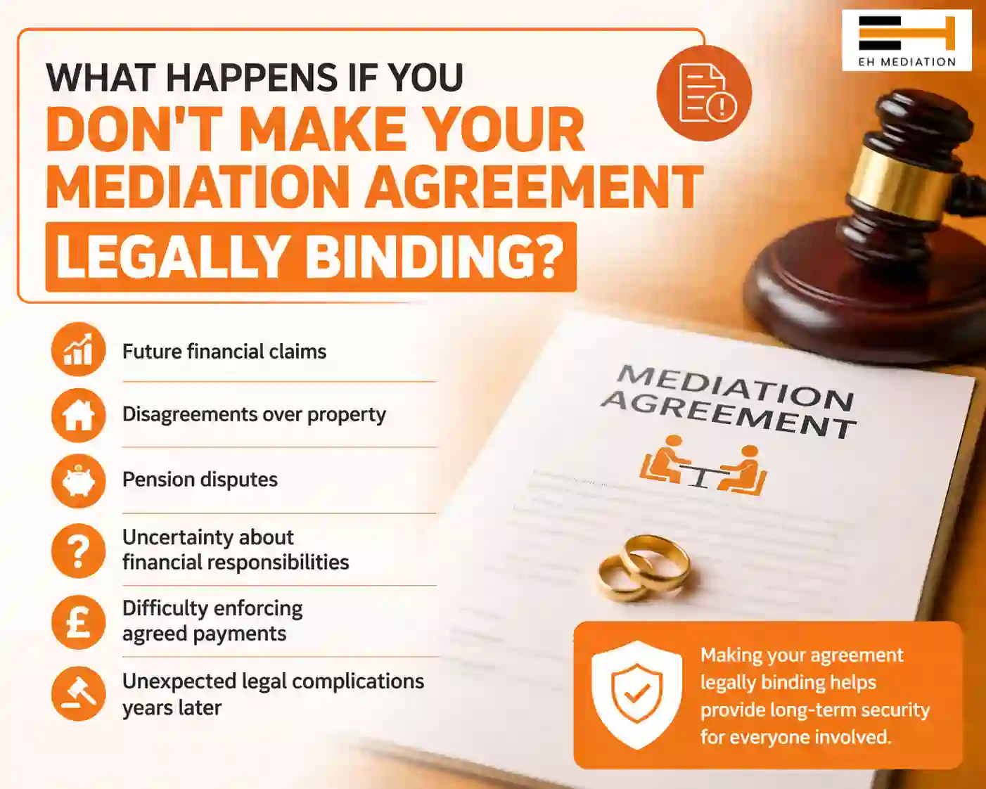 What Happens If You Don't Make Your Mediation Agreement Legally Binding Redruth?